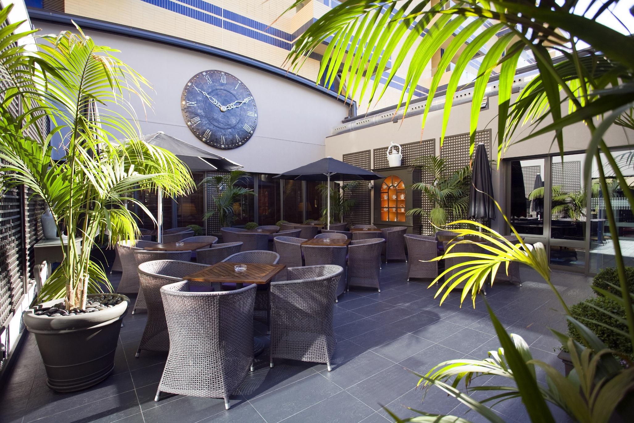Hotel Solverde Spa And Wellness Center Vila Nova de Gaia Restaurant bilde The courtyard at the hotel